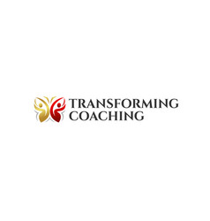 Modern Transforming Coaching Butterfly Logo Design