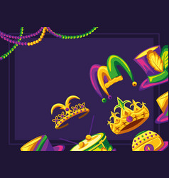 Mardi Gras Crowns And Hat