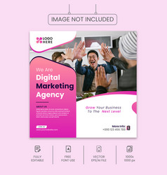 Marketing Agency Social Media Post Template