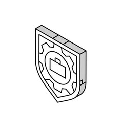 Occupational Safety And Health Isometric Icon