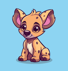 Playful Cartoon Hyena