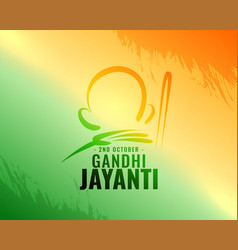 Abstract Mahatma Gandhi Jayanti Celebration