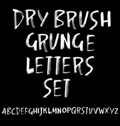 Hand Drawn Dry Brush Font