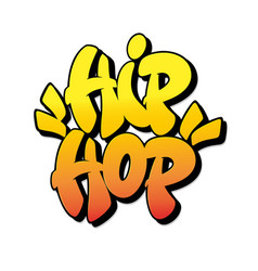 Hip Hop Font In Old School Graffiti Style