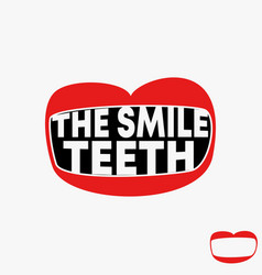 Letter The Smile Teeth Font Mouth Lips Tooth