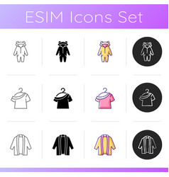 Loungewear Icons Set