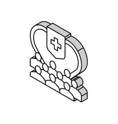 Public Health And Safety Isometric Icon