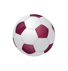 Qatar Burgundy Football Or Soccer Ball Sport