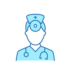 Otolaryngologist Doctor Color Line Icon