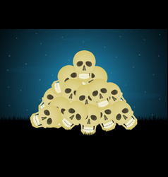 Halloween Skull Pile