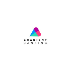 Gradient Banking Logo Design Template