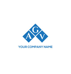 Agv Letter Logo Design On White Background