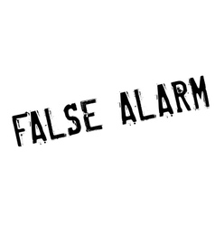 False Alarm Rubber Stamp