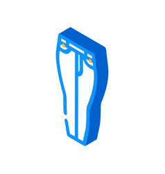 Female Denim Pants Isometric Icon