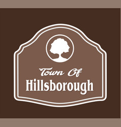 Hillsborough California With Brown Background