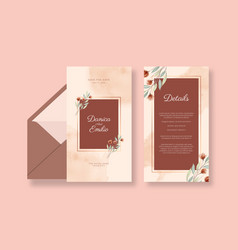 Beautiful And Romantic Wedding Card