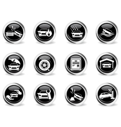 Car Insurance Icons Set