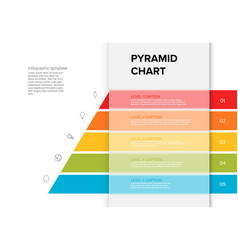 Infographic Pyramid Chart Diagram Template