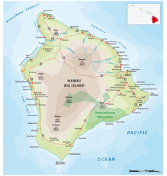 Road Map Of Big Island Hawaii