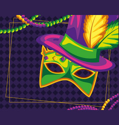 Mardi Gras Mask And Hat