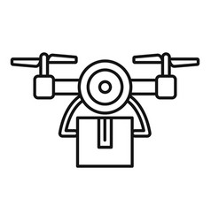 Drone Delivery Icon Outline Style