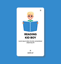 Reading Kid Boy