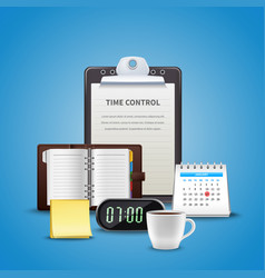 Time Management Realistic Concept