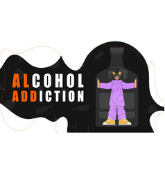 Banner Treatment For Alcohol Addiction Girl