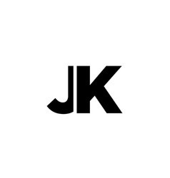 Letter J And K Jk Logo Design Template Minimal