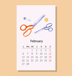 Needlework Calendar February 2023