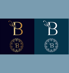 Floral Logo B Letter Design