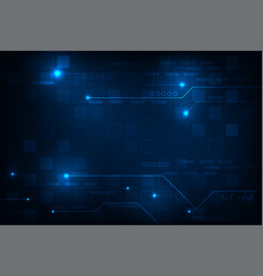 Hi Tech Line Circuit Technology With Square Shape