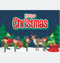 Merry Christmas Poster Design