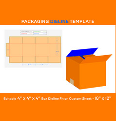 Paperboard Carton Box Dieline Template Svg Ai Eps