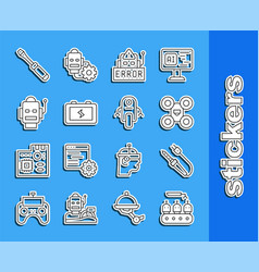 Set Line Industrial Production Of Robots