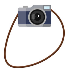 Photo Camera On A White Background