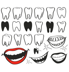Teeth Royalty Free Vector Image - VectorStock