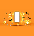 happy halloween holiday banner vector image