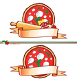 pizza 1 vector image vector image