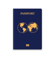 passport vector image