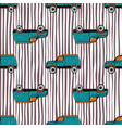 cute suv car seamless pattern kids hand drawn vector image vector image