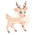 little deer fawn vector image