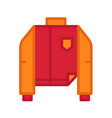 sport sweater with long sleeve cloth icon vector image vector image