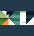 geometric abstract background techno color vector image vector image