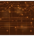modern computer technology background vector image