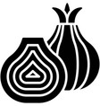 onion icon passover related vector image vector image
