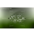 infographic teamwork and brainstorming with flat vector image vector image