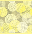 layered dots different opacity yellow lime white vector image