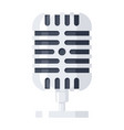 microphone icon vector image vector image