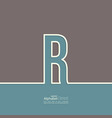 letter of the alphabet vector image vector image